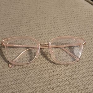 Michael Kors Blush Transparent Glasses